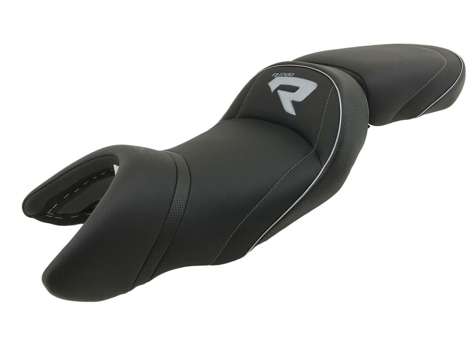 Selle Grand Confort BMW R 1200 R Finition Premium Top Sellerie Gel Noir Antidérapant