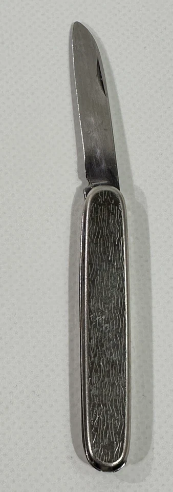 Vintage Taschenmesser Klappmesser Made in Germany Retro Messer Silber Knife Q138 - Bild 1 von 4