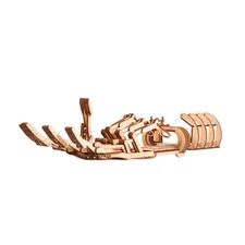 Wood Trick Robotic hand 3D Wooden Puzzle Mechanical Model Plane Mini