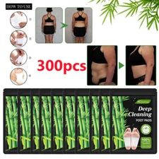 300pcs Foot Detox Patches Pads Toxins Deep Cleansing Herbal Organic Slimming