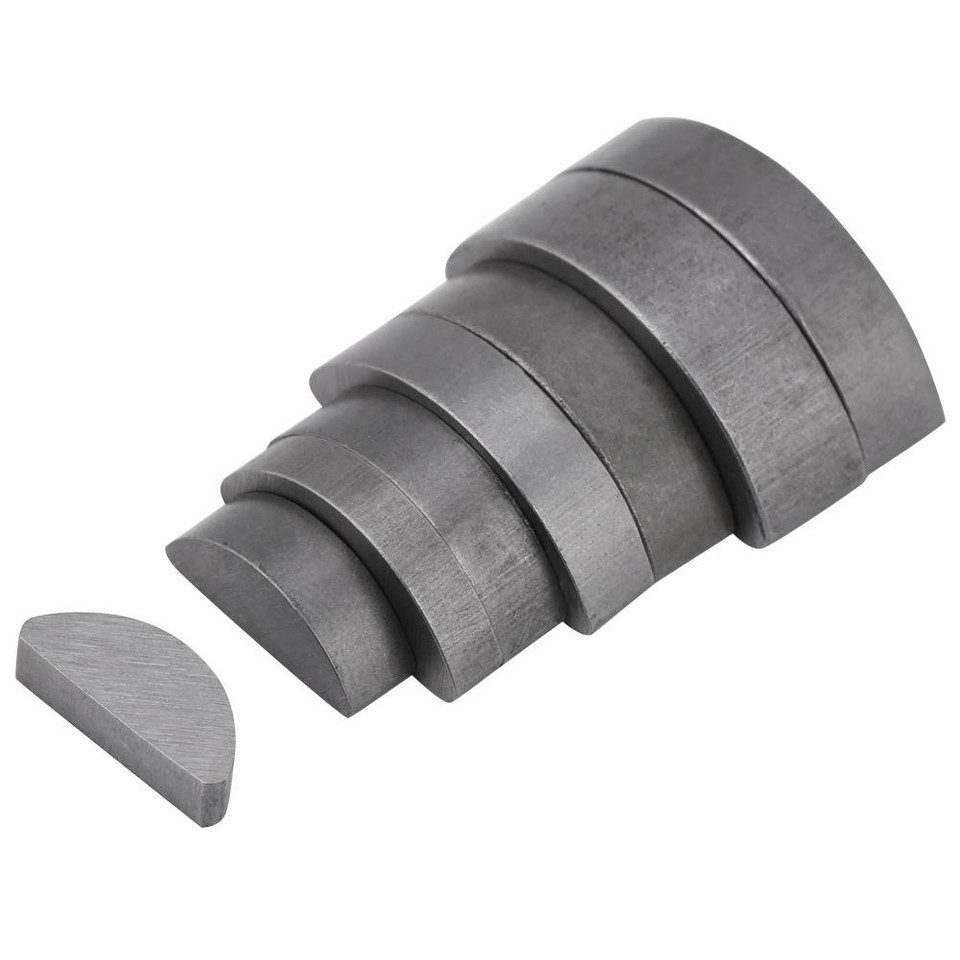 Woodruff Key Assortment 80pcs Woodruff Keys Kit, Metal Woodruff Keys