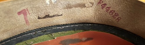 Resistol Hat Brim Band Men Self Conforming Feather Green BR Western "20” Mark 7? - Picture 14 of 16