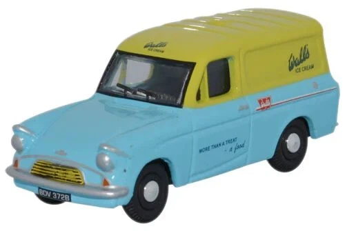 VANS Oxford Diecast 76ANG008 Ford Anglia Walls Van scala 1:76 = Misuratore OO T48 Post
