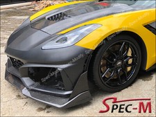 Carbon Fiber Front Lip CF Fit For 2014-2019 C...