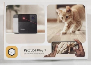 Jeu de petit-cube 2 Caméra pour animaux de compagnie Wi-Fi avec jouet laser pour chats & Chiens: SEE DETAILS