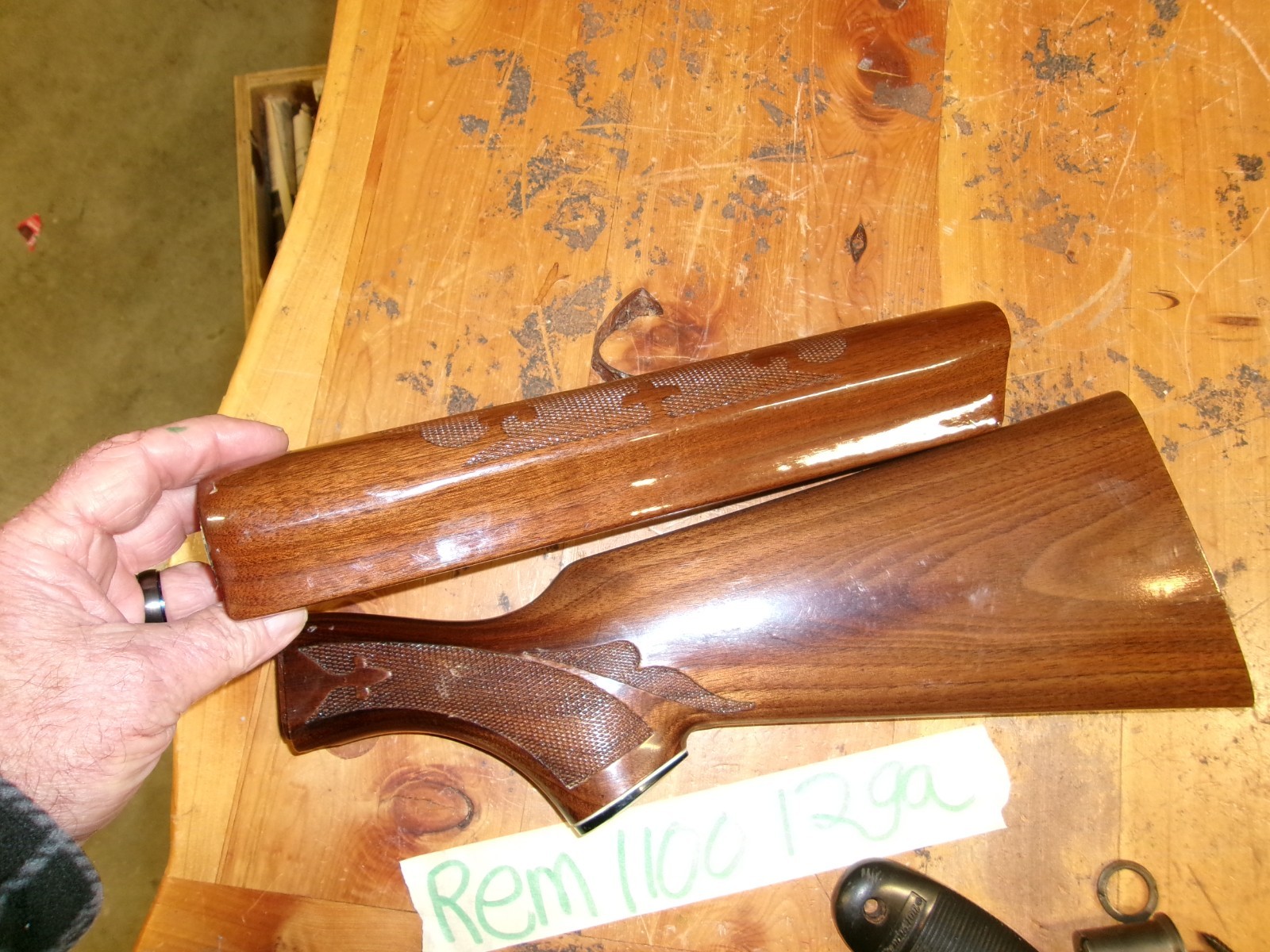 Remington 1100 12ga stock & forend set w parts