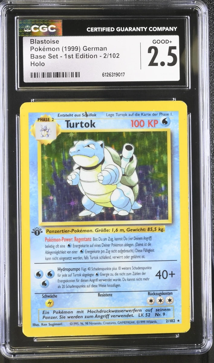 Individual Trading Card Games Pokémon TCG German 1st Edition for