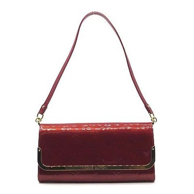 Louis Vuitton LOUIS VUITTON Monogram Vernis Rosmore MM Shoulder Bag Wallet Clutc