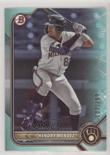 2022 Bowman Draft Aqua 107/199 Hendry Mendez #BD-116 1b8