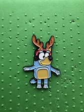 Bluey Heeler Family Holiday Mystery Pin Hot Topic Exclusive - Bandit Reinder