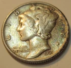 1931 P * silver MERCURY DIME * FREE SHIP * USA ONLY Please * Waynes45s