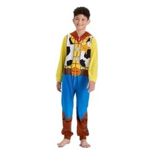 Disney Toy Story Woody Character Costume One Piece Sleeper Pajama x S 4T 5T NWT