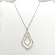 New Kendra Scott Simon Long Pendant Necklace In Gold