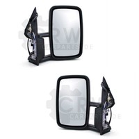 AußEnspiegel Set Schwarz FüR VW LT 2D 04/96-04/06 Konvex Beheizbar 5 -Polig