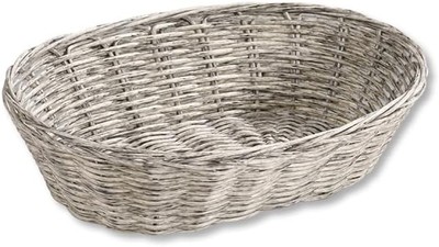 Kesper 17653 | Brot-Obst und  Aufbewahrungskorb aus Kunststoff  24 x 20 x 6 cm