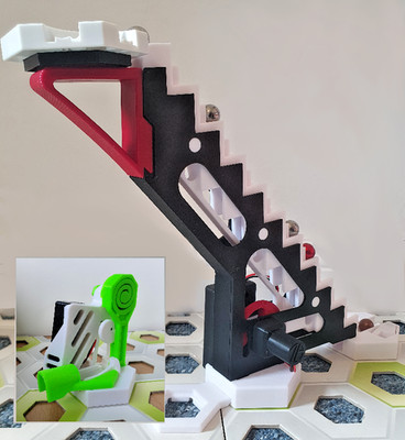 Elektrische XXL Treppe/Lift für Gravitrax, 22cm hoch (kompatible Erweiterung)