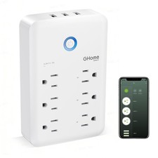 Plug Outlet Extender, USB Wall Charger with 3 Individual Smart Outlets and 3 ...