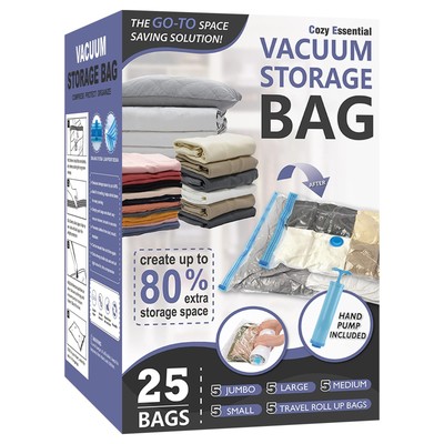 Ziploc Space Bags Vacuum Seal 10 PACK XL Space Saver Extra Large
