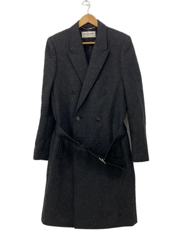 SAINT LAURENT (YSL) Cappotto SAINT LAURENT altro doppiopetto 482509 cintura 17aw 44