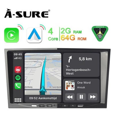 2+64G Für Opel Astra H Zafira B Corsa C D Carplay Android 15 Autoradio GPS Navi