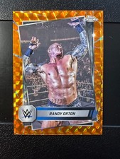 2025 Topps Chrome WWE Randy Orton Orange Geometric Refractor 22/25 SSP RARE