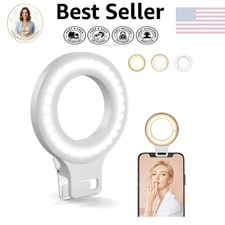 60 LED Selfie Ring Light with Adjustable Brightness   Ideal for Content Creators