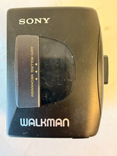Sony Walkman WM EX10 Personal Cassette Player Black Anti Rolling Mechanism Clip