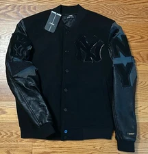 NWT! Mens Pro Standard 1927 Yankees Murderers Row Distressed Varsity Jacket M