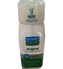 NEW Smart Mouth Original Zinc Activated 2-Solution Fresh Mint Breath Rinse 16oz