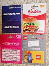 Gift Cards, Collectible, new, unused, with backing, no value on cards     (LP)