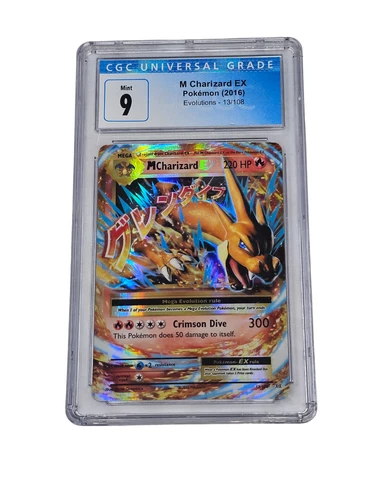 M Charizard EX 13/108 Evolutions Ultra Rare CGC 9 Mint 7020