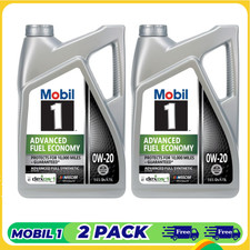 [Free Shipping] 2 Pack Mobil 1 Advanced Fuel Economy 0W-20 Full Syn Oil 5QT 20.80 per gallon