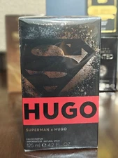 HUGO BOSS Superman x HUGO Eau de Parfum 4.2oz/125ml Collectors Edition ~NWB