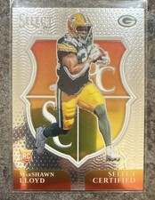 Panini Select Certified Rookie Insert Marshawn Lloyd #23 Green Bay Packers