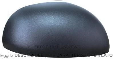 Rearview Mirror Cap Fiat 500L 2012 Left Black