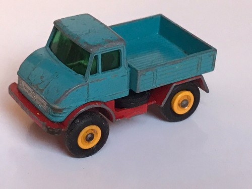 MATCHBOX Series No. 49 Mercedes Benz Unimog mit gelben Felgen guter Zustand - Bild 2 von 5