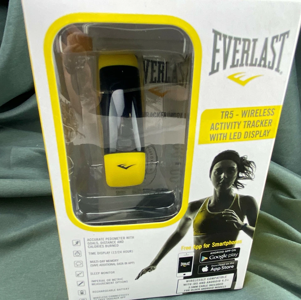 EVERLAST TR5 - WIRELESS ACTIVITY TRACKER LED DISPLAY  - Yellow - Image 2 of 2