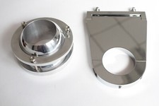 Universal 2 Swivel Base Floor Mount 4 12 Chrome Steering Column Drop Combo