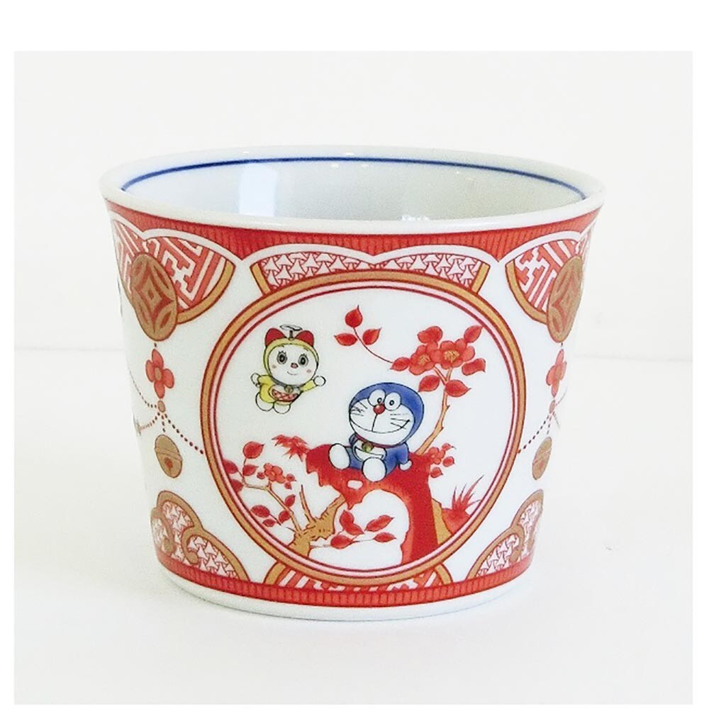 【Doraemon】Kutani Yaki soba Cup (Iida-ya Style/Hachiro-te) dish Japan Original