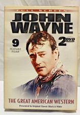 JOHN WAYNE - 9 Feature Film Movies ~ 2 Discs ~ DVD ~ Over 10 Hours