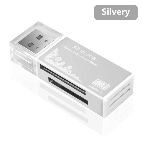 4 In 1 USB SD Card Reader Camera Adapter SDHC MMC Micro SD T-Flash M2 MS Duo - Picture 14 of 17