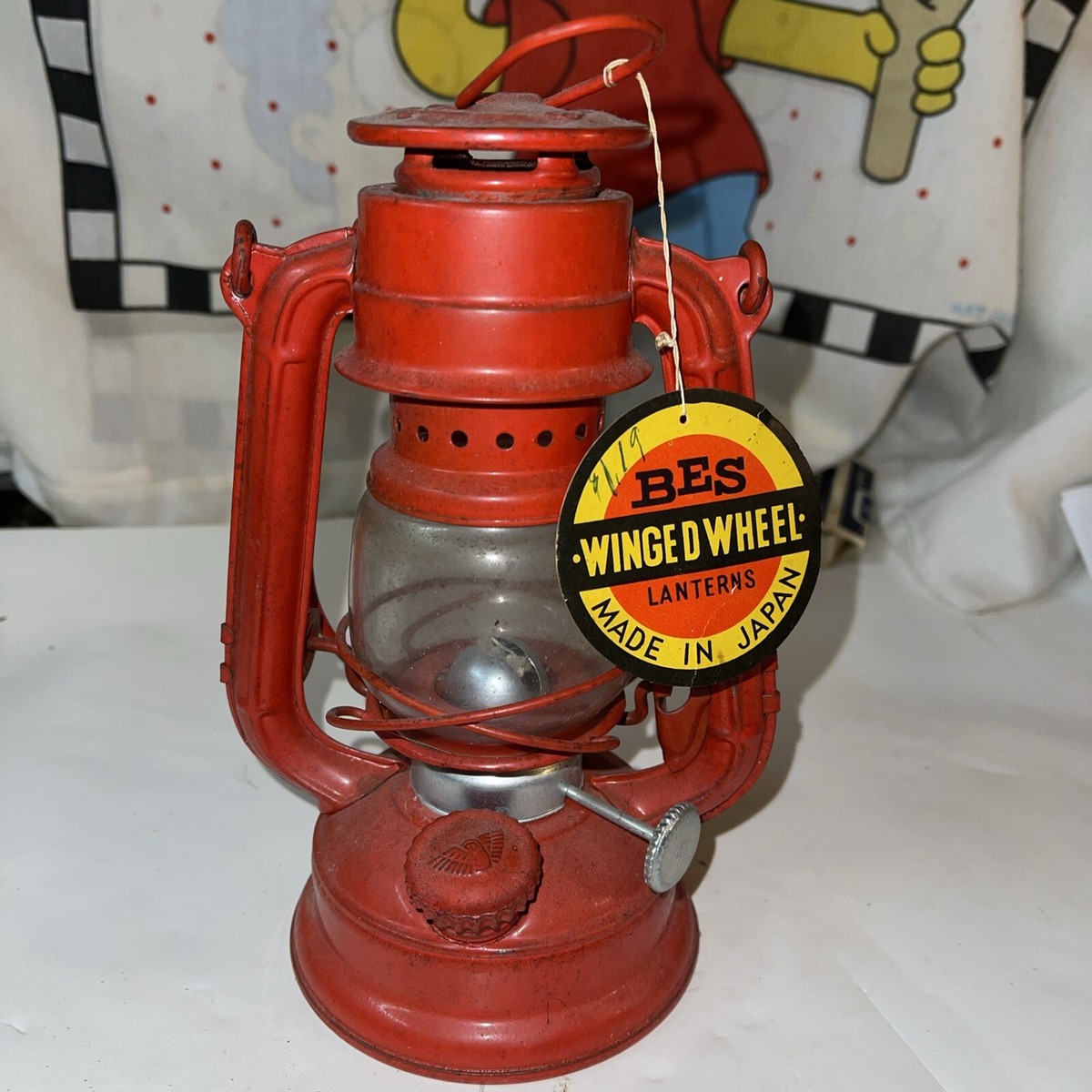 VTG WINGED WHEEL Red Lantern No. 350 Japan w/ Orig. Tag | eBay VTG WINGED WHEEL Red Lantern No. 350 Japan w/ Orig. Tag | eBay