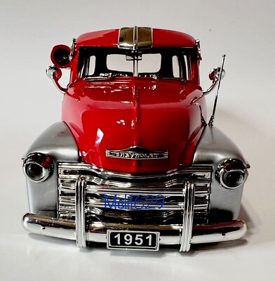 Jada Toys 1/24 1951 シボレー Jada 1:24 1951 Chevrolet Pickup 3100 (Red) | eBay