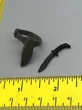 Knife Sheath Belt Leg Strap Web Gear Part GI Joe 6" Classified Snake Eyes 52