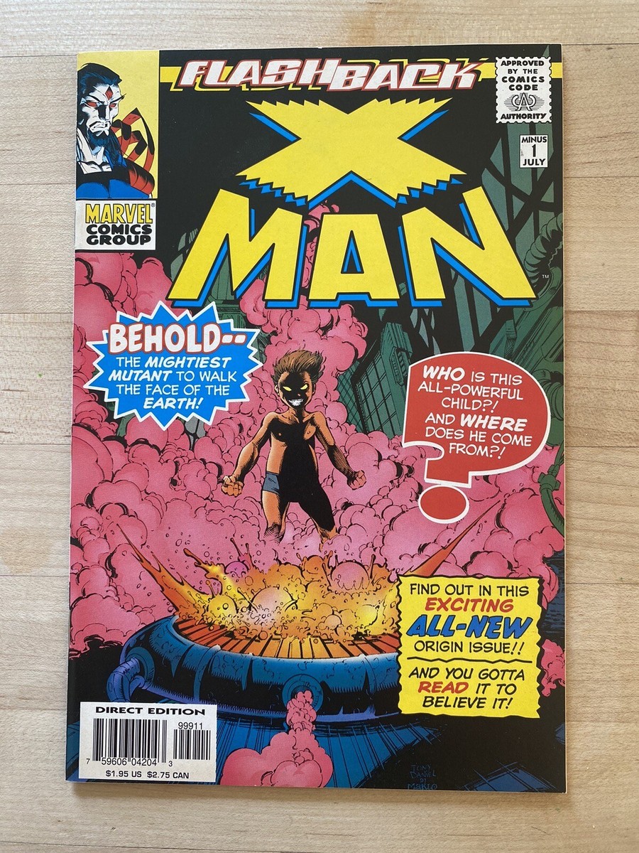 X-MAN # -1 - MARVEL COMICS, NATE GREY, MISTER SINISTER