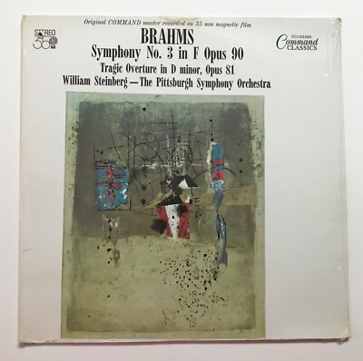 WILLIAM STEINBERG: Brahms Symphony 3 in F Opus 90 (Vinyl LP Record Sealed)