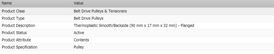 Portões de polia de correia de transmissão para 1982-1985 BUICK CENTURY V6-4,3L - Imagem 2 de 4