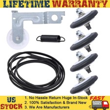 4581EL2002C Dryer Drum Roller Wheel and Shaft 4PC For LG 4581EL2002H 4581EL3001A