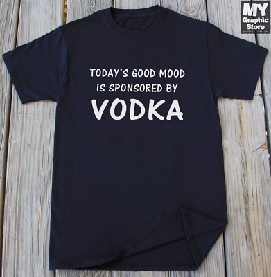 Vodka T-Shirt Funny Vodka Alcohol Party Shirt Funny Gifts For Men Birthday Gifts