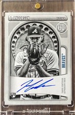 2021 Topps Gypsy Queen Ian Anderson Black & White Autographs Rookie Braves /50